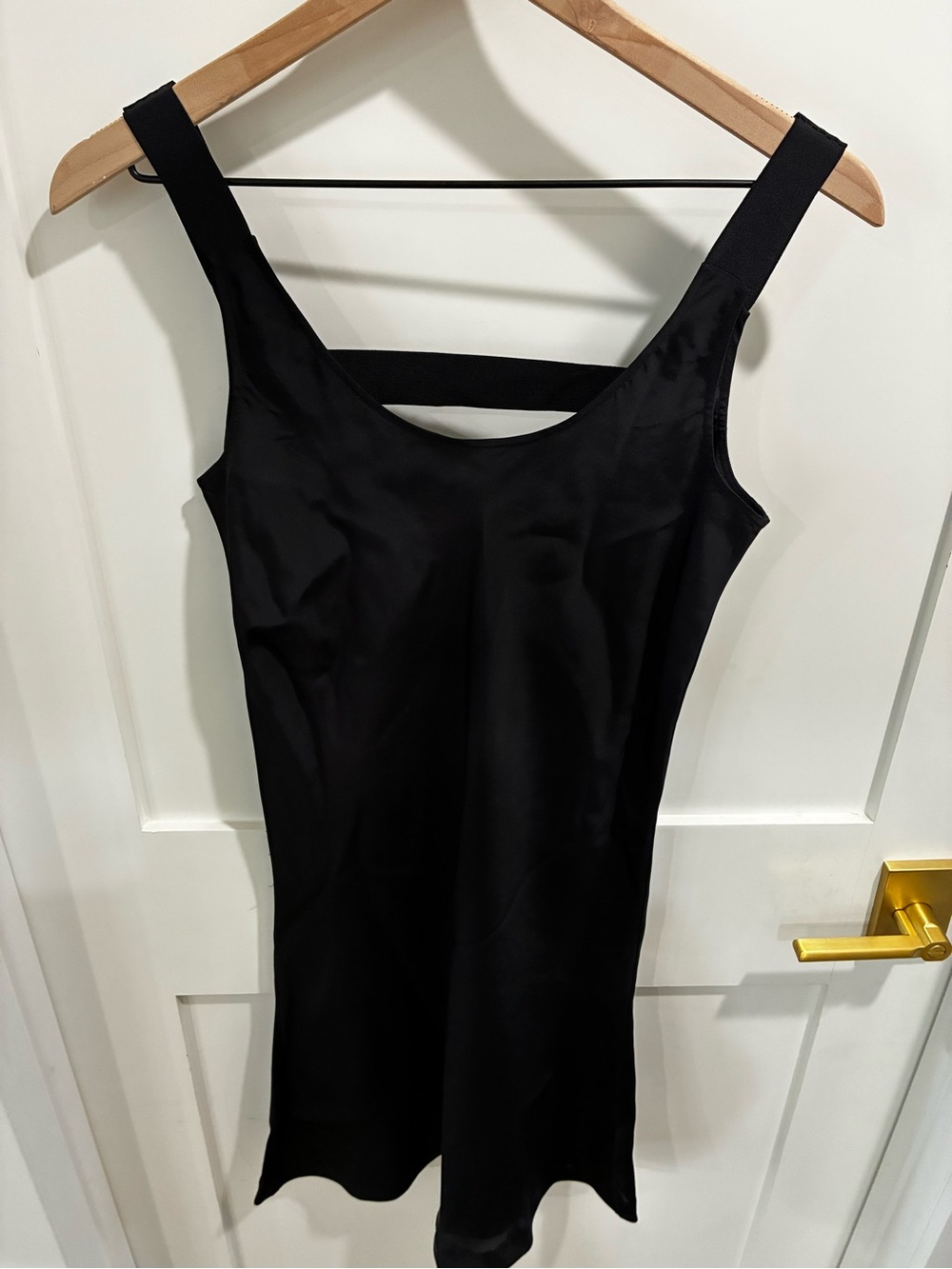 Theory Ireana Black Silk Lined Dress 2 Quiet Luxury 90s Minimalist Dark Academi